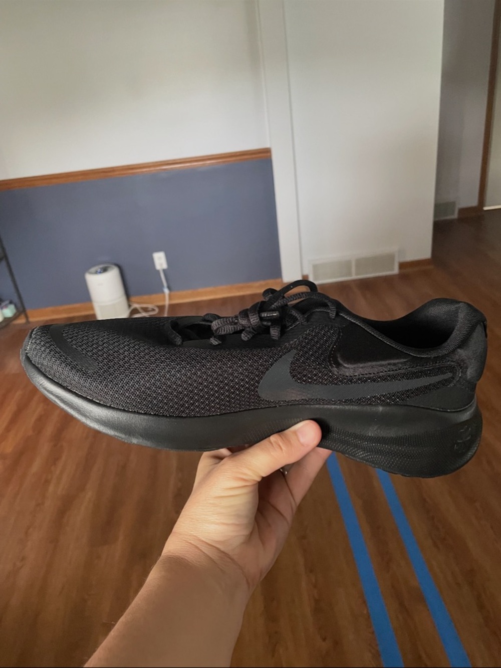 Nike Men's Black Mesh Running Shoe